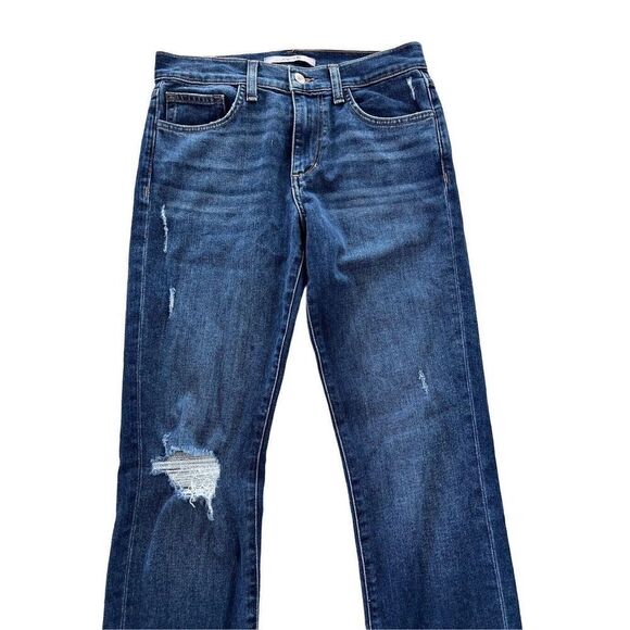 Joes Jeans Size 28x33 Mens‎ Asher Straight Fit Dark Wash Distressed Slim - Picture 4 of 10